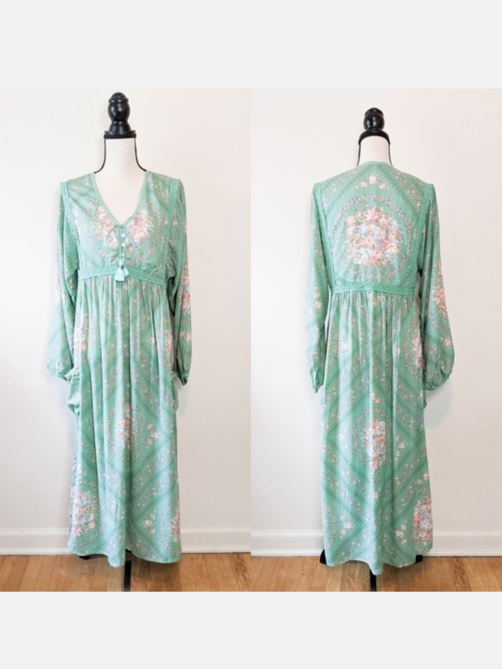 🦋LAST🦋 NWT Tulle & Batiste Fabbie Boho Dress, Size Large